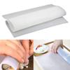 1pc 27/35cm Household Creative White Food Grade Silicone Sushi Mats Sushi Roll Up Curtains Cake Roll Up Curtains Sushi Tool