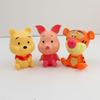 Kawaii Figures Set Winnie Piglet Tigger 3pcs Anime Figures Toys For Girl Cute Movies & Tv Winnie The Pooh Pvc Doll Gift