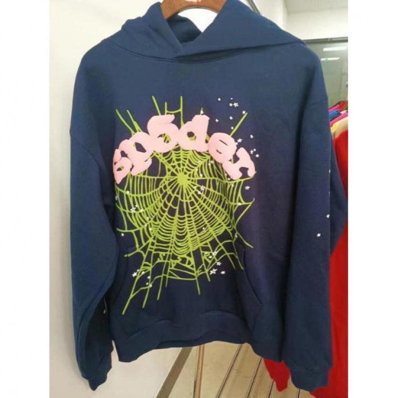 Sp5der Huvtröja: Tungvikts sweatshirt med fleecefoder 450G