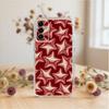 Ins Korea Red Stars   Phone Case For SamsungA10,12,20,21S,30,31,40,50,51,52,70,71 Transparent Cover