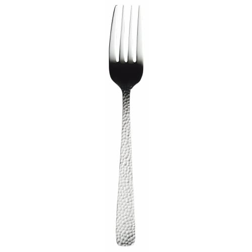 

Kakusei Dessert Fork, 2.6cm x 18.2cm x 2cm, Hammered, Made in Japan, TSUBAME TC-14