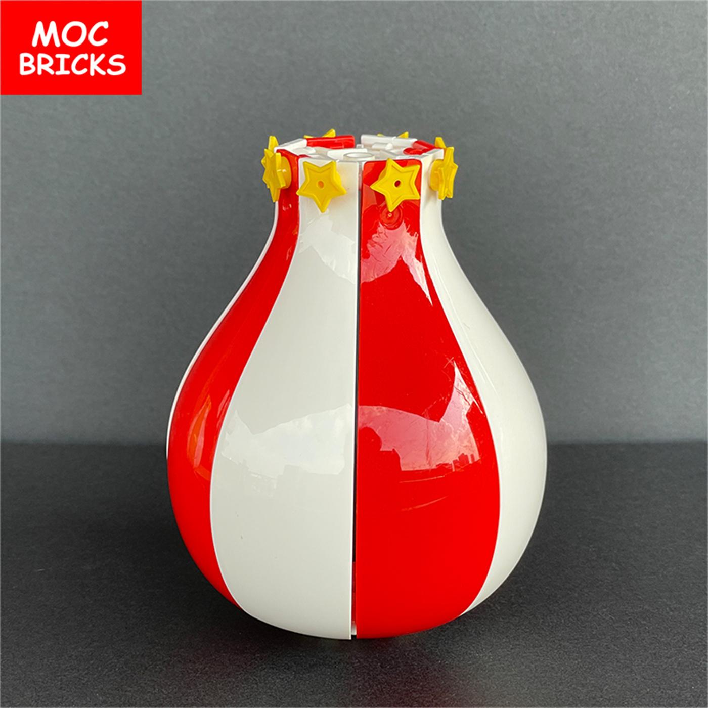 MOC Bricks Vase Flower Pot Home Adornment Garden House Plant Assembly Constructing Blocks Classic Gifts