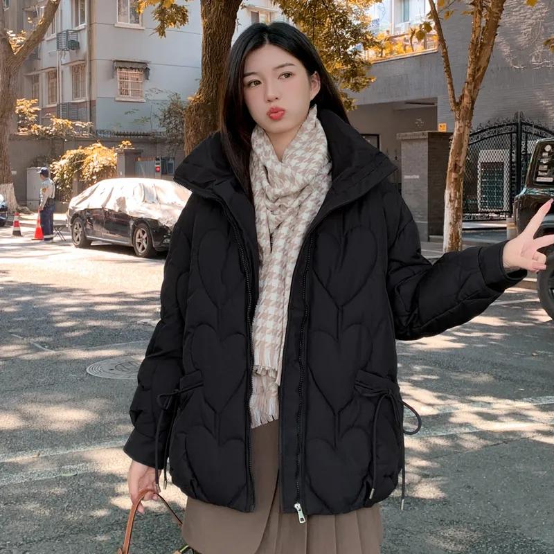 Down Padded Jacket Women's Thick Winter Bread Jacket Loose Padded Jacket