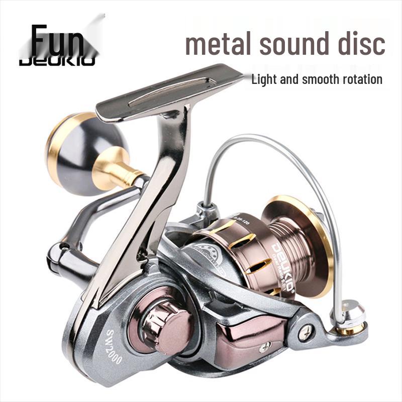 DEUKIO Gapless All-Metal Spinning Fishing Reel