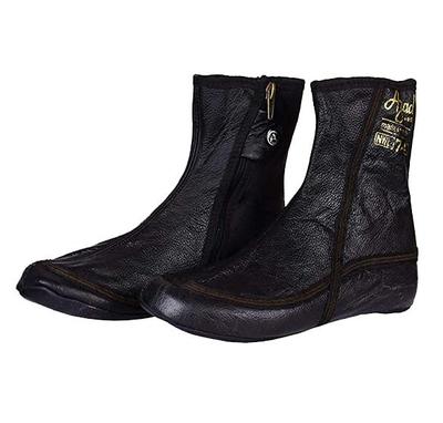 Zimowe skórzane skarpetki Khuff Slipper Kuffain Home Shoes Halal Rozmiar 6 do 12