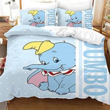 3d Digital Print Dumbo Kids' Bedding Set - 3 Piece (duvet Cover, Pillowcase, Bedding)