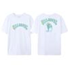 Wave New Men's Summer Billa-bong T-shirt 100_ Cotton Double Sided Printing High Quality Casual Top Tees