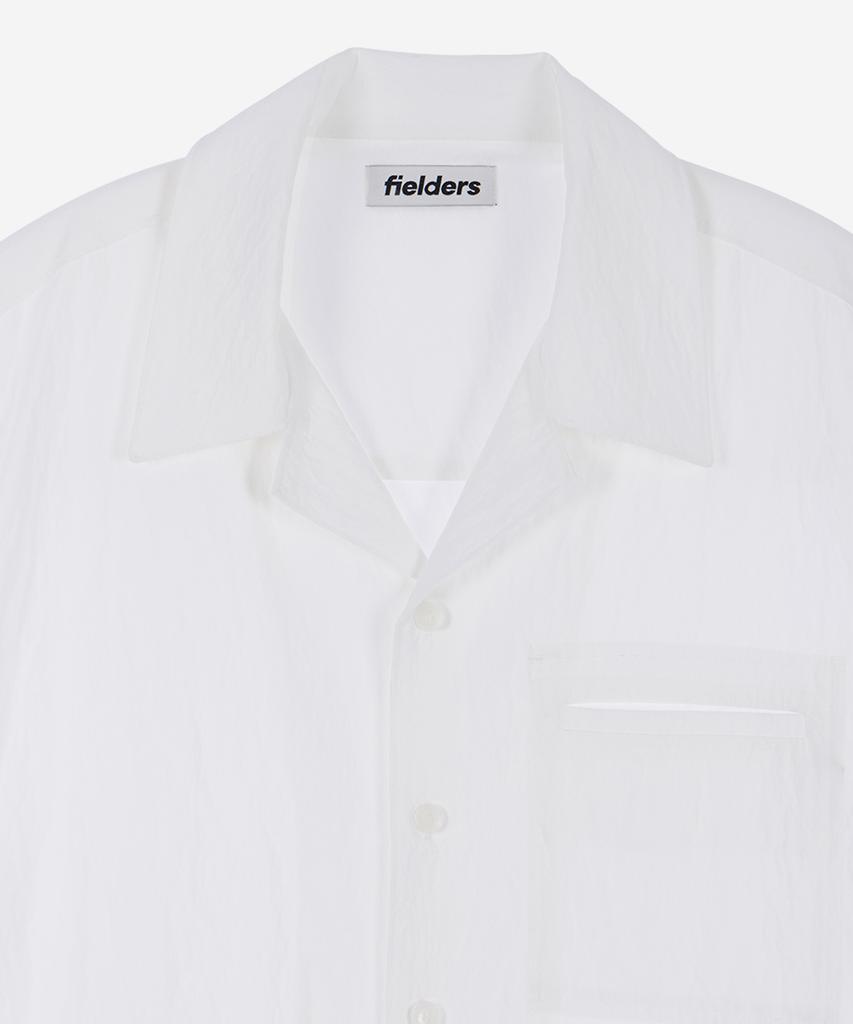 Pildeoseu One Pocket Wrinkle Short Sleeve Shirt White