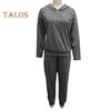 2 szt./zestaw damski bluza z kapturem spodnie garnitur kryształki dekoracyjne długie rękawy patchwork sportowa bluza spodnie z elastycznym pasem fitness strój jesień wiosna dres
