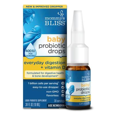 Mommy's Bliss Probiotic Lactobacillus Drop + Vitamin D, 10ml, 1 Piece