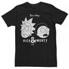 Rick And Morty Unisex-Erwachsene Gesichter T-Shirt