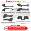 2 4 8 Pcs For Tesla New Model YL 2026 TPE Front Rear Door Sill Protector Threshold Strip Anti-kick Guard Panel Car Accessories