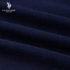 U.S. Polo Assn. Damen Maxikleid mit Kapuze und Polokragen