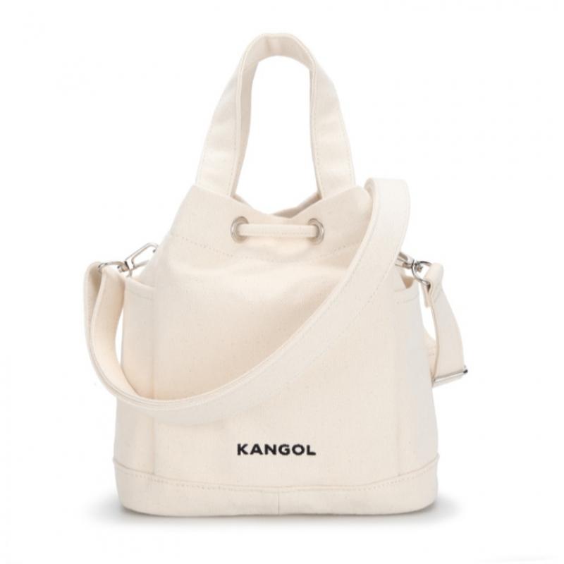 KANGOL Mini-Beuteltasche 4003 Elfenbein New Sally Canvas