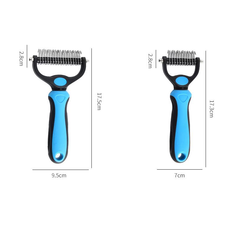 Pet Grooming Comb for Cats And Dogs One Click Pet Hair Remover Comb Removes Loose Fur Fast Cat Hair Remover for All BreedsProfes