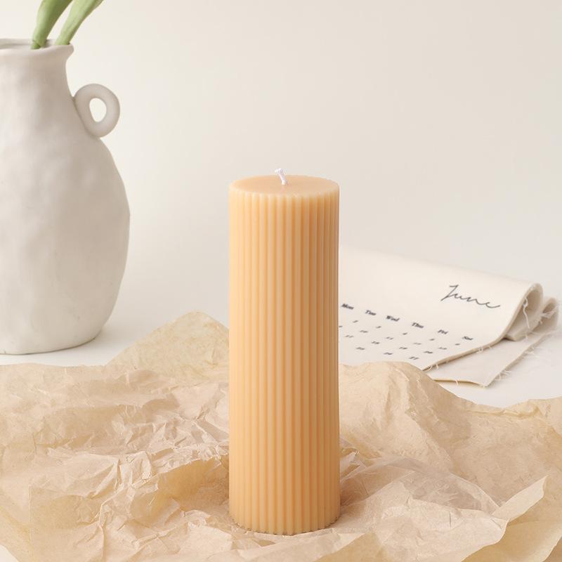 Soy Wax Pillar Candles Scentedless Emergency Lighting Candles Home Decoration
