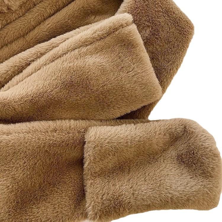 Scarf Gloves Hat Three Piece Set Small Bear Cute Winter Plush Hat Women Plus Velvet Thickened Cold Warm Hat