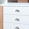 Gold Handle Kitchen Cabinet Storage Seashell Handles Door Knobs Furniture Kitchen Item Cupboard Closet Drawer Dressers Wardrobe