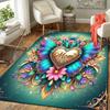 1pc Gift for Mom Print, Design Indoor Area Rug, Soft, Anti-Slip, and Durable Gaming Room Decor for Bedroom, Living Room, and Exercise Rugs,