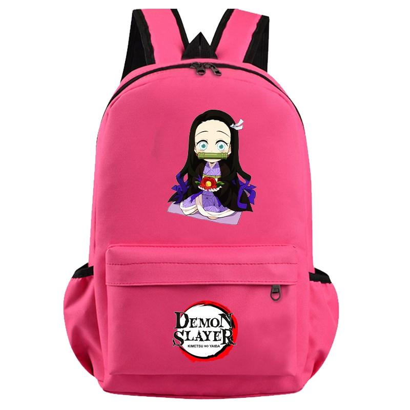 Anime Demon Slayer Backpack for Boy Girl Back To School Bag Large Capacity Backpack Bookbag for Kid Men Women Travel Bag Mochila