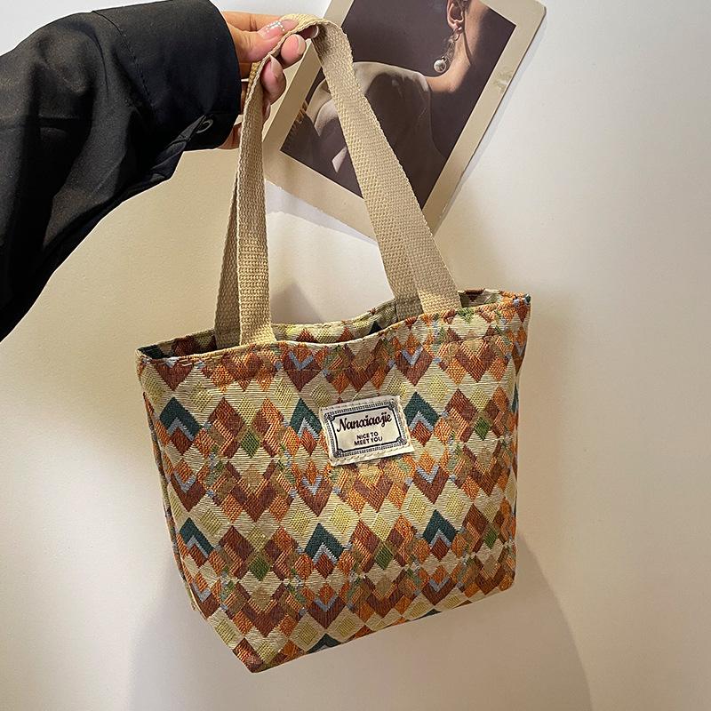 

Сумка-тоут Niche Simia женская 2024 года, новая модная холщовая сумка большой вместимости, сумка-мессенджер для поездок на работу и обратно