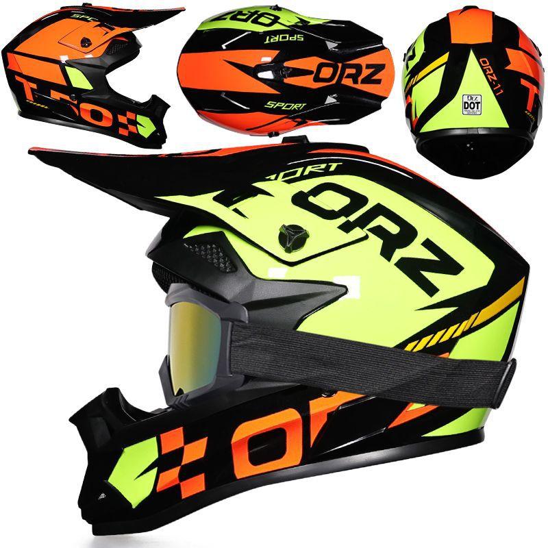 Off-road Motorcycle Helmet Men and Women Universal Kart Rickshaw Four Seasons Mountain Bike Speed Downhill Hood