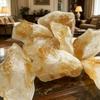 100 g Cristal natural de citrin Piatra bruta Vindecare Pietre de cristal galben Specimen de minerale Decor pentru casa