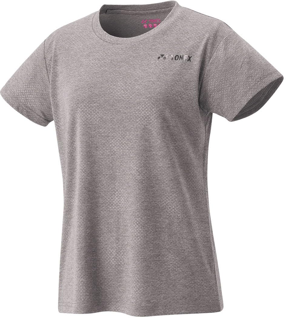 

Сухая серая [Yonex] женская футболка с коротким рукавом, (010)