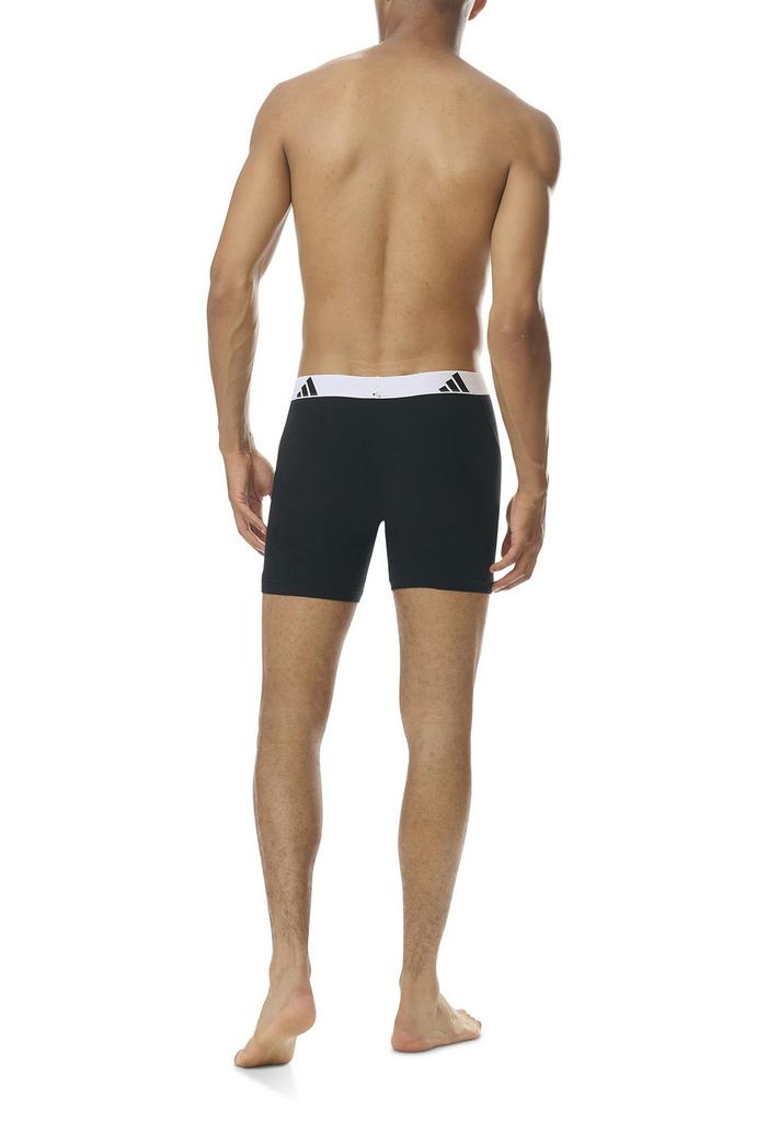 Men' Adidas Active Flex Boxer Shorts 3-Pack Black 4Am004-006 R