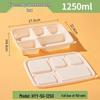Biodegradable Corn Starch Compartmented Lunch Box