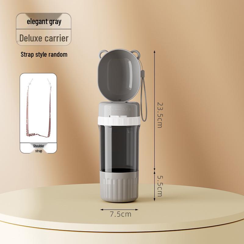 Pet Travel Mug: Portable Water & Food Dispenser for Outdoor Trips