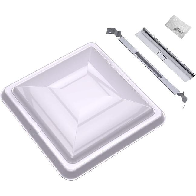 Rv Roof Vent Cover Replacement, 14" Universal White Vent Lid For Camper Trailer Motorhome, 1 Pack
