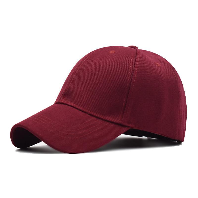 Duck Tongue Hat Sunshade Hat Solid Color Baseball Hat Polyester Cap Breathable