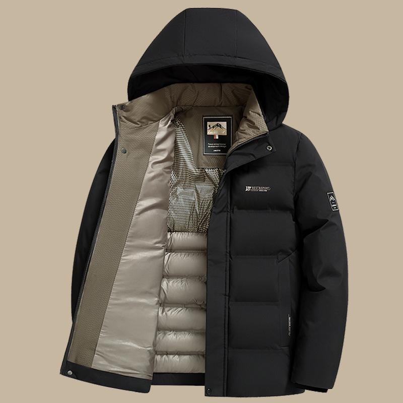 Men's Thick and Warm Cotton Jacket for Autumn and Winter Business and Casual Men's Cotton Jacket