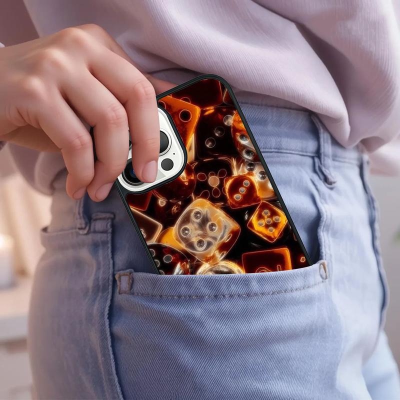Dices Poker Casino soft Phone Case For iPhone 17 Air 15 16e 14 13 Pro Max Coque 12 11 Pro Max PLUS cover
