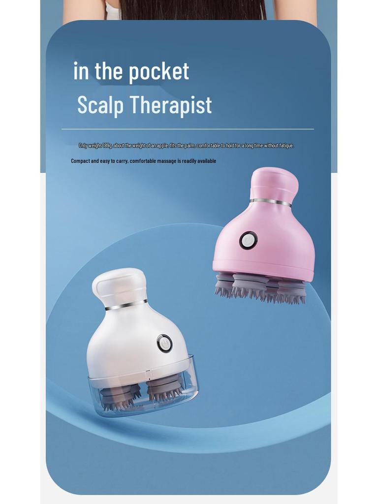 Multi-Gear Automatic Neck & Scalp Massager - Relaxing Head-Mounted Device