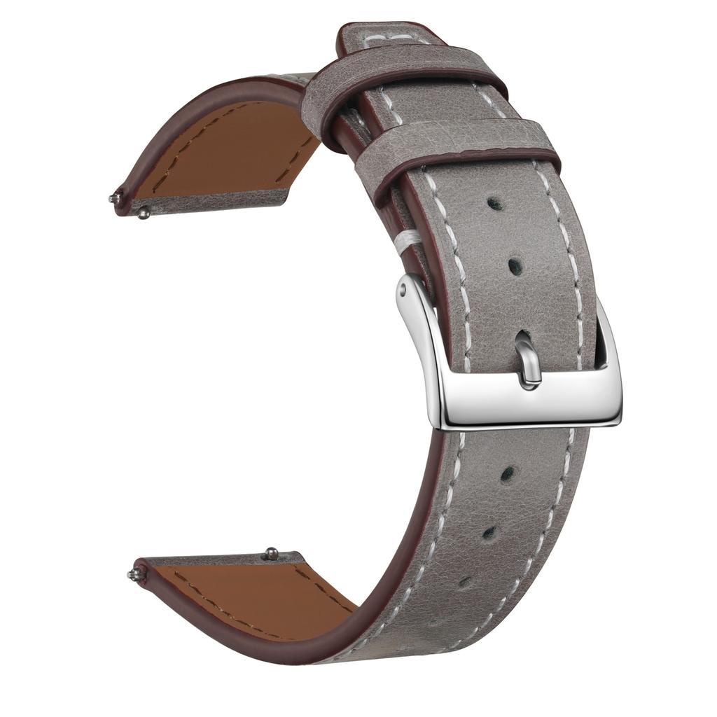 High-End First-Layer Leather Strap, Suitable For 20Mm22Mm Unisex Multi-Color Square Tail Leather Watch Strap Chain