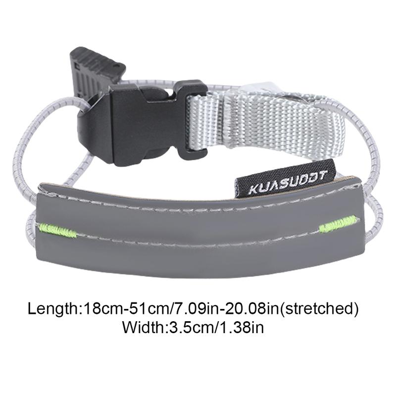 Bike Pants Strap Outdoor Ankle Leg Bind Bandage High Visibility Safety Protect Leg Clip Band for Night Walking Trousers Bands