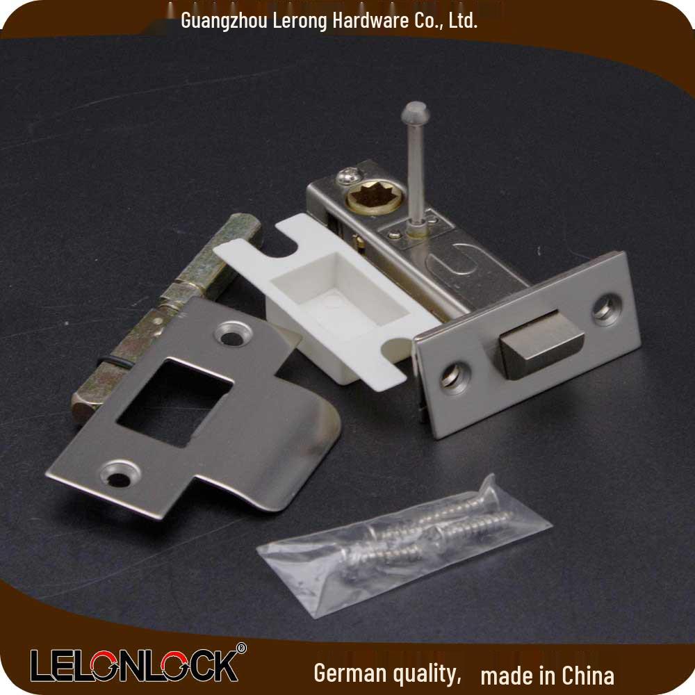 American Style Bathroom Door Lever Lock - 304 Stainless Steel, Toilet Passage Room