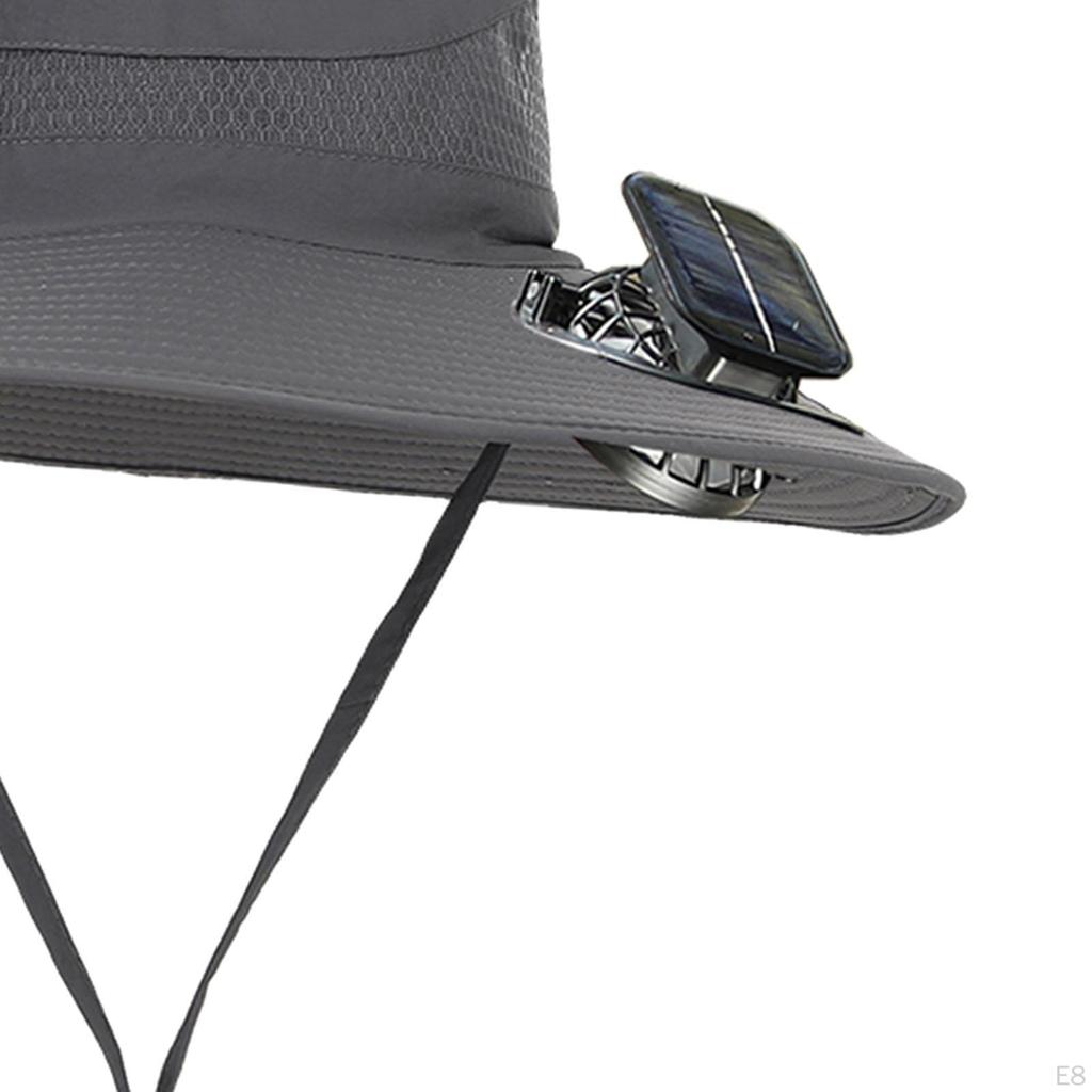 Kühlende Ventilatorhüte Sonnenhut Atmungsaktiver Fischerhut Schutz Cowboy mit für Reisen