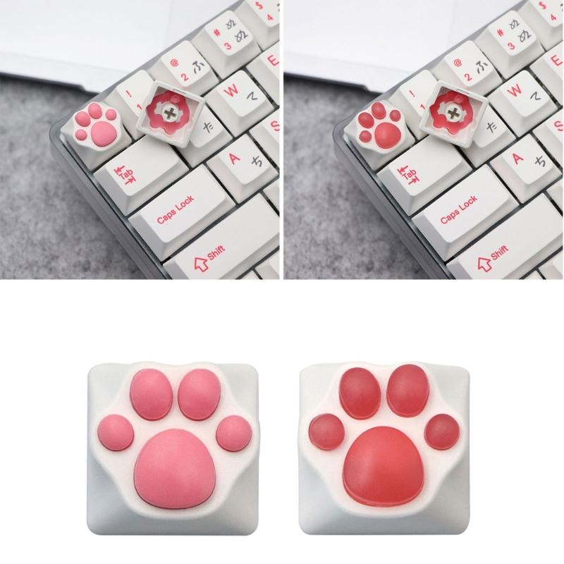 Kitty Paws CatPaw Handmade Customizeds Silicone Keycap for Switches Mechanical Keyboards