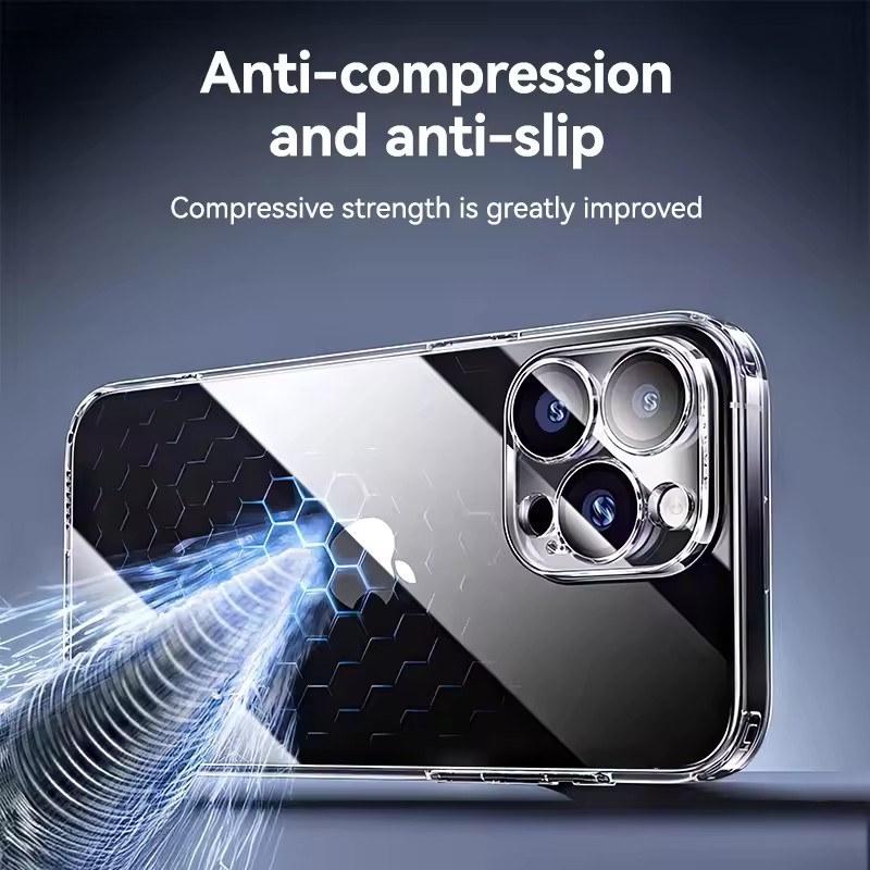 Coque IPhone Silicone Antichoc Transparente - Compatible 11 à 16 Pro Max - Souple Et Antidérapante