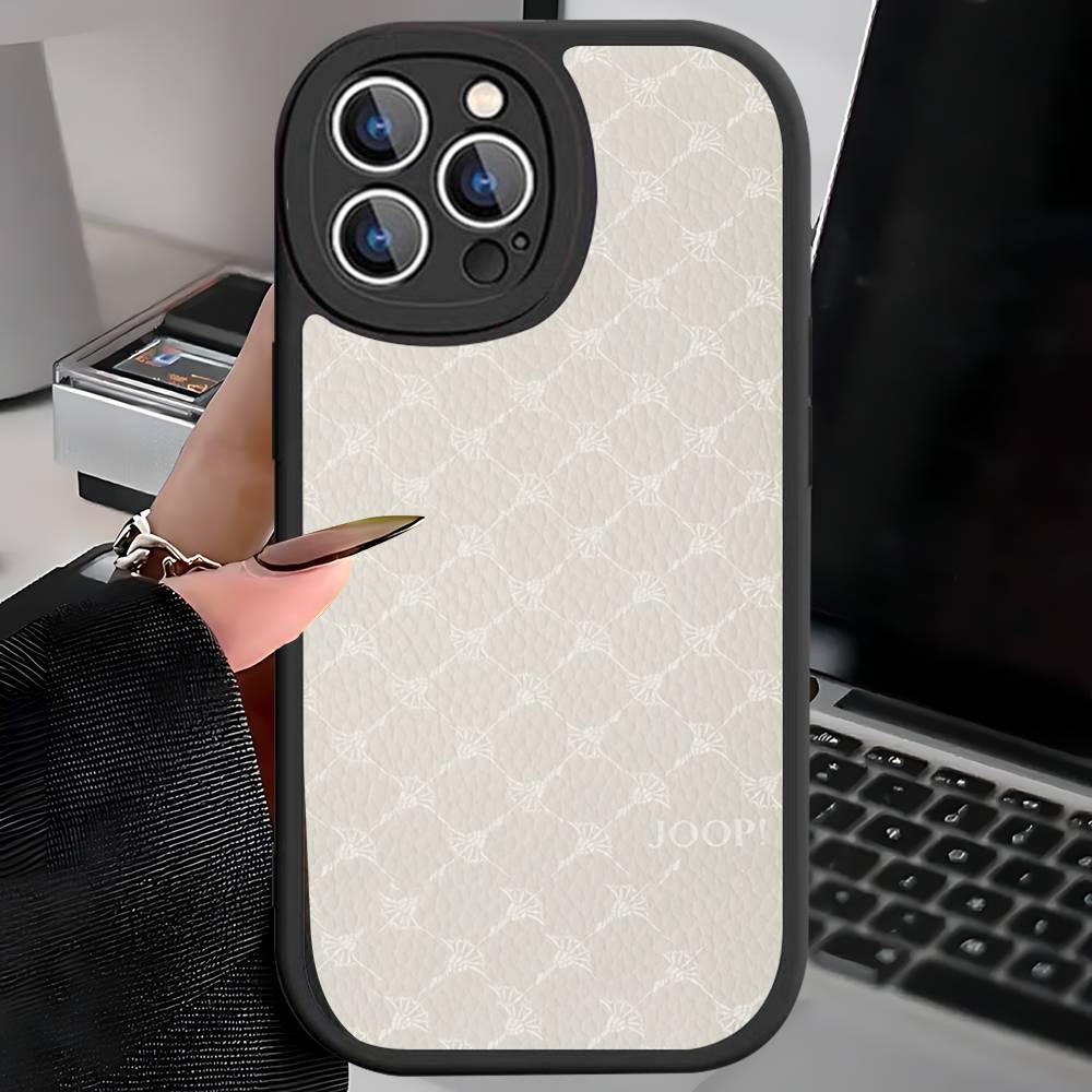 J-Joops Logo Phone Case For IPhone 16 15 14 13 12 11 Pro Max Plus Leather Soft Cover