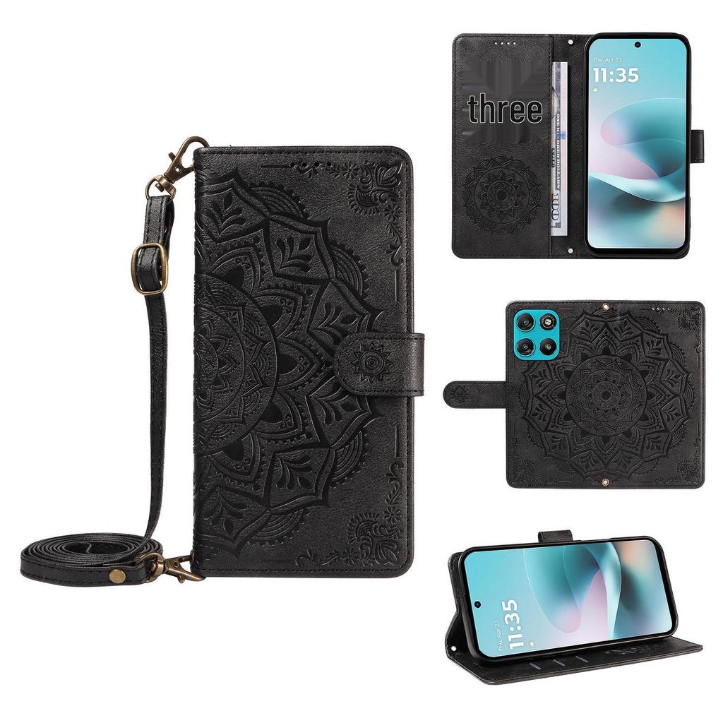 Compatible with Google Pixel 11 Pro XL Embossed Mandala Flip Case with Card Slot