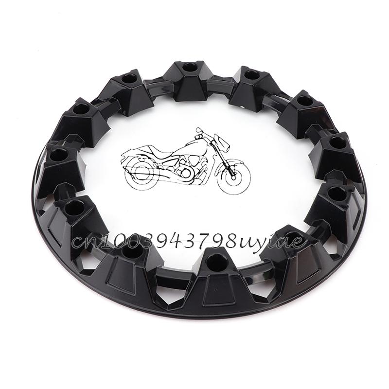 4 Pack 10 Inch Wheels ATV Wheel Trim Rim Caps Hub Protectors Universal Vehicle All Terrain Wheel Plastic Cover Accessories