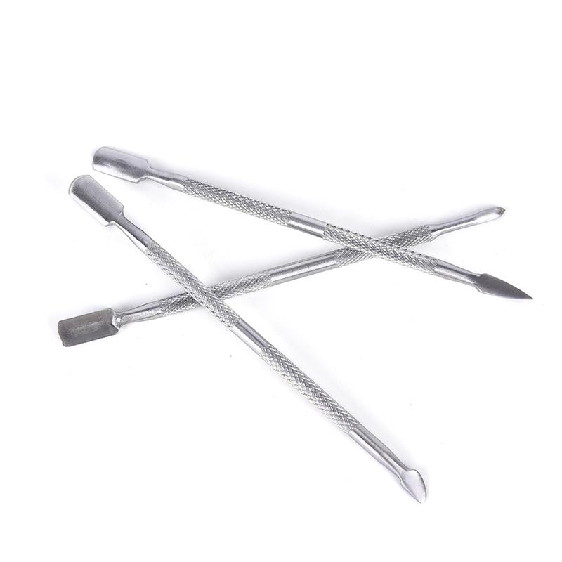 Stainless Steel Nail Art Tool Manicure Pedicure Cuticle Pusher Trimmer Remover
