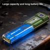 S90-EDC Multi-Function Flashlight Ultra-Slim Mini Portable Digital Display Work Light Triple Light Source Outdoor Camping Light