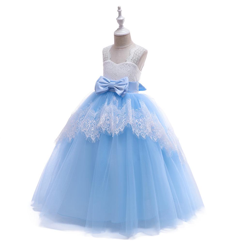 Hot Selling Girls' Formal Flower Girl Dresses - Puffy Tulle Skirts & Long Princess Wedding Gowns