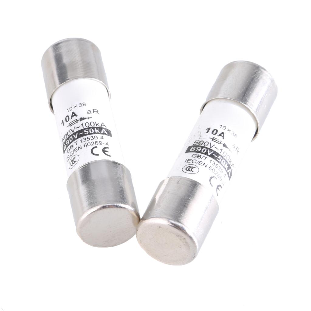 Pack Of 5 Ceramic Tube Fuses Set Fast Acting Cylinder Fuses Set Quick Blow Ceramic Fuses Set for Electrical Protections