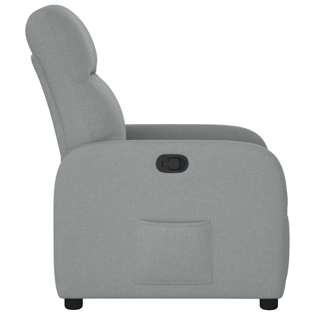 Relax Chair Light Grey Fabric
